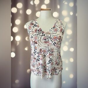 Maurice’s Floral Flowy Tank Top Size MD